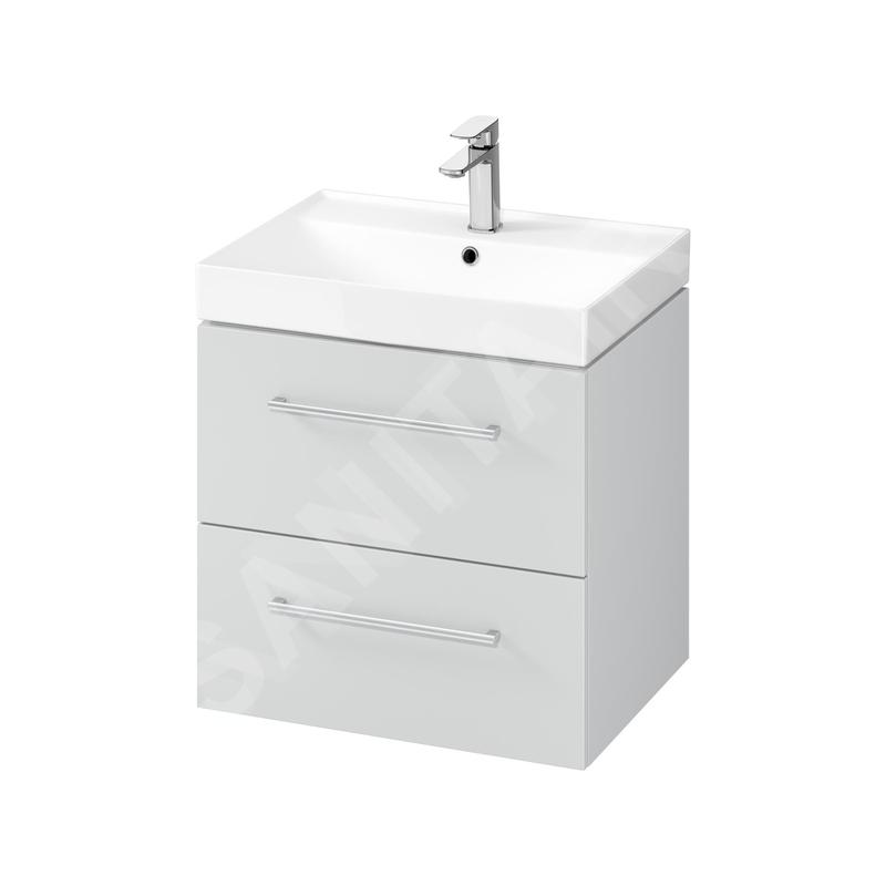 kielle Arkas I - Meuble avec lavabo, 60x57x44 cm, 2 tiroirs, gris 50011S62 kielle Arkas I - Meuble avec lavabo, 60x57x44 cm, 2 tiroirs, gris 50011S62