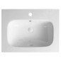 Sapho Sanovit Piedra - Lavabo pour meuble 61x47 cm, avec trop-plein, trou pour robinetterie, blanc 43061 Sapho Sanovit Piedra - Lavabo pour meuble 61x47 cm, avec trop-plein, trou pour robinetterie, blanc 43061