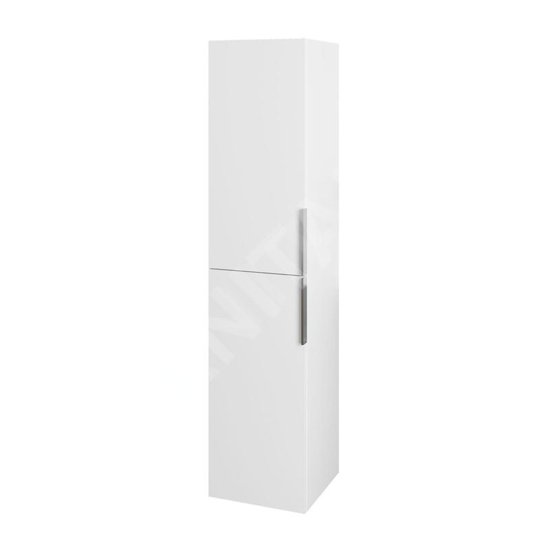 kielle Idolio - Armoire suspendue haute 155x35x35 cm, blanc brillant 50224010
