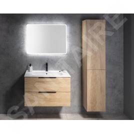 Sapho Sanovit Piedra - Lavabo pour meuble 81x47 cm, avec trop-plein, trou pour robinetterie, blanc 43081