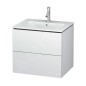 Duravit L-Cube - Meuble sous lavabo 550x620x481 mm, 2 tiroirs, blanc mat LC624001818 Duravit L-Cube - Meuble sous lavabo 550x620x481 mm, 2 tiroirs, blanc mat LC624001818