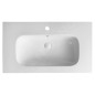Sapho Sanovit Piedra - Lavabo pour meuble 81x47 cm, avec trop-plein, trou pour robinetterie, blanc 43081 Sapho Sanovit Piedra - Lavabo pour meuble 81x47 cm, avec trop-plein, trou pour robinetterie, blanc 43081