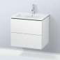 Duravit L-Cube - Meuble sous lavabo 550x620x481 mm, 2 tiroirs, blanc mat LC624001818 Duravit L-Cube - Meuble sous lavabo 550x620x481 mm, 2 tiroirs, blanc mat LC624001818