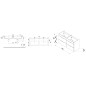 Jika Cube - Meuble avec double-lavabo 118x43x61 cm, frêne H4536621765141