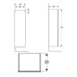 Geberit Smyle Square - Armoire 1180x360 mm, blanc brillant 500.361.00.1