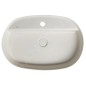 Sapho Isvea - Lavabo à poser 60x40 cm, trou pour robinet, ivoire 10NF65060-2K