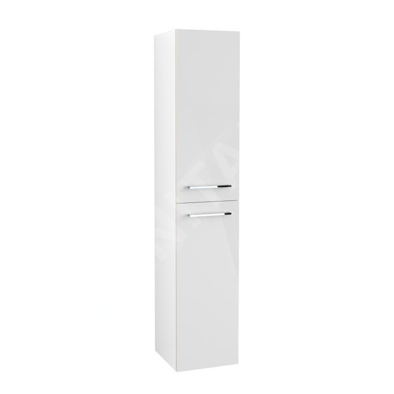 Villeroy & Boch Avento - Armoire, 350x1760x372 mm, 2 portes, Crystal White A89400B4