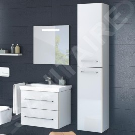 Villeroy & Boch Avento - Armoire, 350x1760x372 mm, 2 portes, Crystal White A89400B4