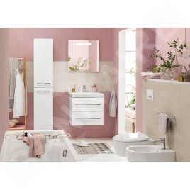 Villeroy & Boch Avento - Armoire, 350x1760x372 mm, 2 portes, Crystal White A89400B4