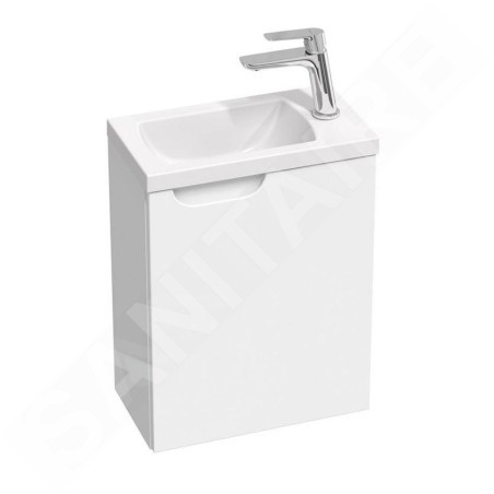Ravak Classic II - Lavabo 396x216x500 mm, 1 porte, charnières à droite, blanc brillant X000001486