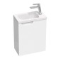 Ravak Classic II - Lavabo 396x216x500 mm, 1 porte, charnières à droite, blanc brillant X000001486 Ravak Classic II - Lavabo 396x216x500 mm, 1 porte, charnières à droite, blanc brillant X000001486
