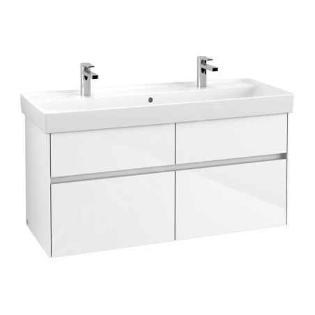 Villeroy & Boch Collaro - Meuble-vasque, 1154x546x444 mm, 4 tiroirs, Glossy White C01200DH