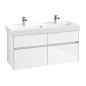 Villeroy & Boch Collaro - Meuble-vasque, 1154x546x444 mm, 4 tiroirs, Glossy White C01200DH Villeroy & Boch Collaro - Meuble-vasque, 1154x546x444 mm, 4 tiroirs, Glossy White C01200DH