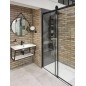 Sapho Ska - Support pour lavabo avec étagère, 750 mm, noir mat SKA102 Sapho Ska - Support pour lavabo avec étagère, 750 mm, noir mat SKA102