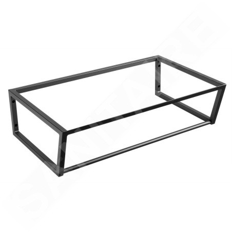 Sapho Ska - Support pour lavabo, 750 mm, noir mat SKA202