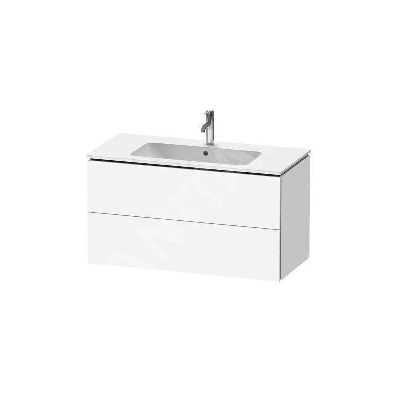 Duravit L-Cube - Meuble sous lavabo 550x1020x481 mm, 2 tiroirs, blanc mat LC624201818 Duravit L-Cube - Meuble sous lavabo 550x1020x481 mm, 2 tiroirs, blanc mat LC624201818