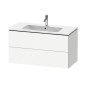 Duravit L-Cube - Meuble sous lavabo 550x1020x481 mm, 2 tiroirs, blanc mat LC624201818 Duravit L-Cube - Meuble sous lavabo 550x1020x481 mm, 2 tiroirs, blanc mat LC624201818