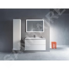 Duravit L-Cube - Meuble sous lavabo 550x1020x481 mm, 2 tiroirs, blanc mat LC624201818