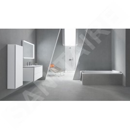 Duravit L-Cube - Meuble sous lavabo 550x1020x481 mm, 2 tiroirs, blanc mat LC624201818