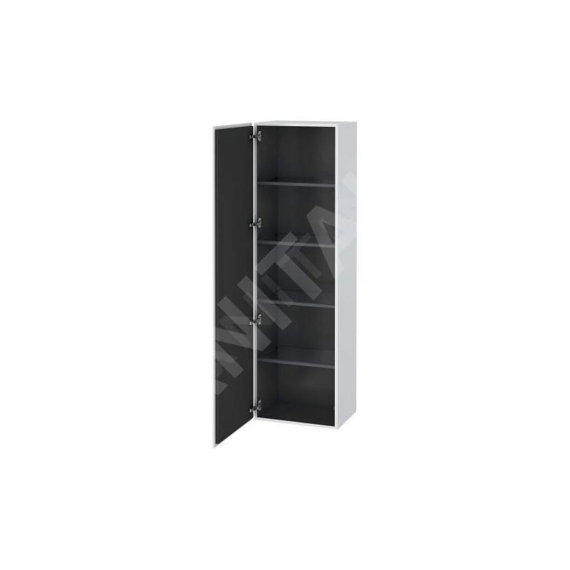 Duravit L-Cube - Armoire haute 1760x500x363 mm, charnière à gauche, blanc mat LC1181L1818