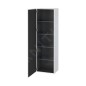 Duravit L-Cube - Armoire haute 1760x500x363 mm, charnière à gauche, blanc mat LC1181L1818