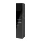 Villeroy & Boch Avento - Armoire, 350x1760x372 mm, 2 portes, Crystal Black A89401B3