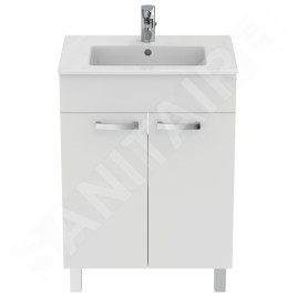 Ideal Standard Tempo - Meuble sous lavabo 600x440x740 mm, blanc brillant E3239WG