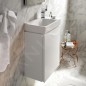 Geberit Xeno 2 - Meuble sous lave-mains 400 mm, blanc poli 500.502.01.1 Geberit Xeno 2 - Meuble sous lave-mains 400 mm, blanc poli 500.502.01.1