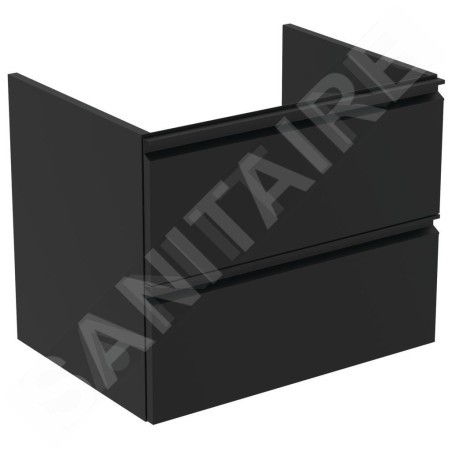Ideal Standard Tesi - Meuble sous lavabo, 600x440x490 mm, noir T0050ZT