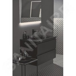 Ideal Standard Tesi - Meuble sous lavabo, 600x440x490 mm, noir T0050ZT