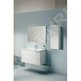 Laufen Lani - Meuble-vasque, 79x44x52 cm, 2 tiroirs, blanc brillant H4035521122611