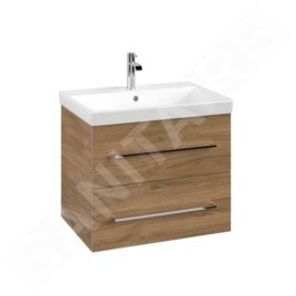 Villeroy & Boch Avento - Meuble sous lavabo 630x514x452 mm, deux tiroirs, Oak Kansas A89000RH