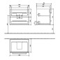 Villeroy & Boch Avento - Meuble sous lavabo 630x514x452 mm, deux tiroirs, Oak Kansas A89000RH Villeroy & Boch Avento - Meuble sous lavabo 630x514x452 mm, deux tiroirs, Oak Kansas A89000RH