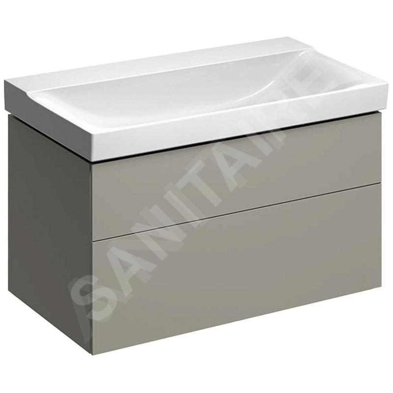 Geberit Xeno 2 - Meuble sous lavabo 900 mm, tiroir avec luminaire LED, greige 500.509.00.1 Geberit Xeno 2 - Meuble sous lavabo 900 mm, tiroir avec luminaire LED, greige 500.509.00.1