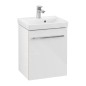 Villeroy & Boch Avento - Meuble-vasque, 430x514x352 mm, 1 porte, Crystal White A88700B4 Villeroy & Boch Avento - Meuble-vasque, 430x514x352 mm, 1 porte, Crystal White A88700B4