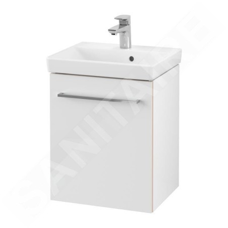 Villeroy & Boch Avento - Meuble-vasque, 430x514x352 mm, 1 porte, Crystal White A88701B4
