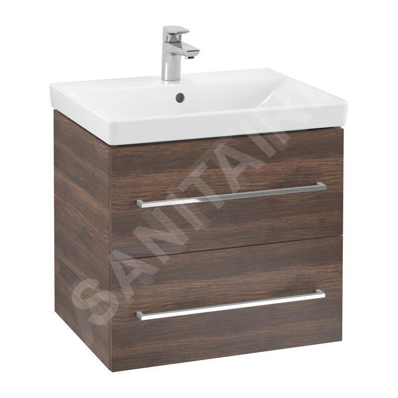 Villeroy & Boch Avento - Meuble-vasque, 580x514x452 mm, 2 tiroirs, Arizona Oak A88900VH Villeroy & Boch Avento - Meuble-vasque, 580x514x452 mm, 2 tiroirs, Arizona Oak A88900VH