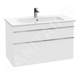 Villeroy & Boch Venticello - Meuble-vasque, 953x590x502 mm, 2 tiroirs, Glossy White A92601DH