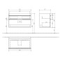 Villeroy & Boch Venticello - Meuble-vasque, 953x590x502 mm, 2 tiroirs, Glossy White A92601DH Villeroy & Boch Venticello - Meuble-vasque, 953x590x502 mm, 2 tiroirs, Glossy White A92601DH