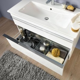 Villeroy & Boch Venticello - Meuble-vasque, 953x590x502 mm, 2 tiroirs, Glossy White A92601DH