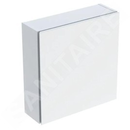 Geberit iCon - Armoire 450x467x150 mm, 1 porte, charnières G / D, blanc brillant 502.319.01.1