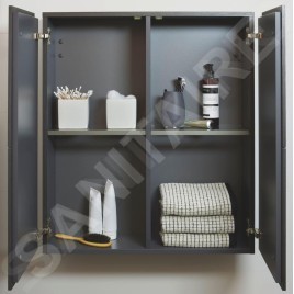 Duravit L-Cube - Armoire latérale 800x700x243 mm, 2 portes, blanc mat LC116701818