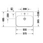 Duravit Happy D.2 Plus - Meuble avec lavabo 480x575x490 mm, 2 tiroirs, blanc brillant HP4635O2222 Duravit Happy D.2 Plus - Meuble avec lavabo 480x575x490 mm, 2 tiroirs, blanc brillant HP4635O2222