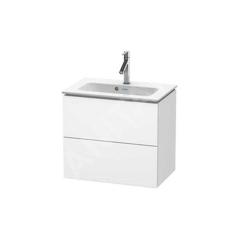 Duravit L-Cube - Meuble sous lavabo 550x620x391 mm, 2 tiroirs, blanc mat LC625601818 Duravit L-Cube - Meuble sous lavabo 550x620x391 mm, 2 tiroirs, blanc mat LC625601818