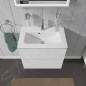 Duravit L-Cube - Meuble sous lavabo 550x620x391 mm, 2 tiroirs, blanc mat LC625601818 Duravit L-Cube - Meuble sous lavabo 550x620x391 mm, 2 tiroirs, blanc mat LC625601818