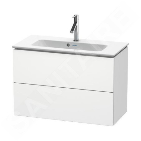 Duravit L-Cube - Meuble sous lavabo 550x820x391 mm, 2 tiroirs, blanc mat LC625701818