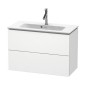 Duravit L-Cube - Meuble sous lavabo 550x820x391 mm, 2 tiroirs, blanc mat LC625701818 Duravit L-Cube - Meuble sous lavabo 550x820x391 mm, 2 tiroirs, blanc mat LC625701818