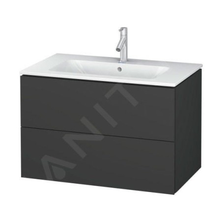 Duravit L-Cube - Meuble sous lavabo 550x820x481 mm, 2 tiroirs, graphite mat LC624104949