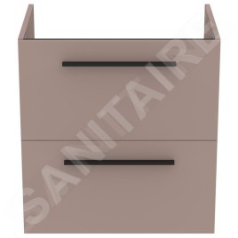 Ideal Standard i.Life A - Meuble sous lavabo, 600x440x630 mm, 2 tiroirs, beige mat T5255NH