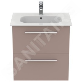Ideal Standard i.Life A - Meuble sous lavabo, 600x440x630 mm, 2 tiroirs, beige mat T5255NH